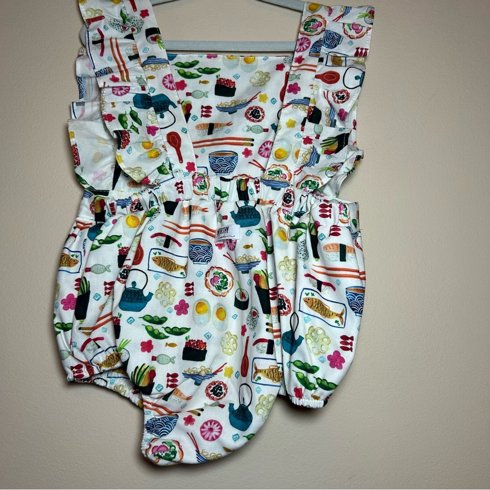 Colorful Kids' Patterned Romper - Picture 2 of 4